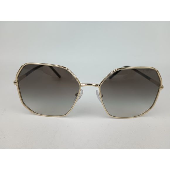 Prada Women's Pale Gold SPR 52W ZVN-0A7 Oversize Sunglasses - Picture 1 of 7